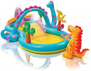 Intex Dinoland Inflatable Play Center, 119in X 90in X 44in, for Ages 2+